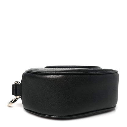 Gucci Sakai Be Green Calfskin Diagonal Stitched Mini Blondie Shoulder Bag Black 4 of 10