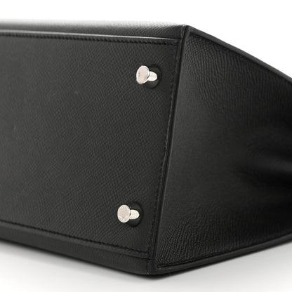 Hermes Epsom Kelly Sellier 28 Black 8 of 17
