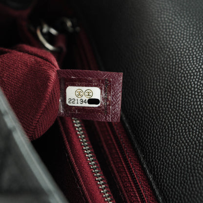 Chanel Caviar Quilted Medium Coco Handle Flap Black 8 of 8