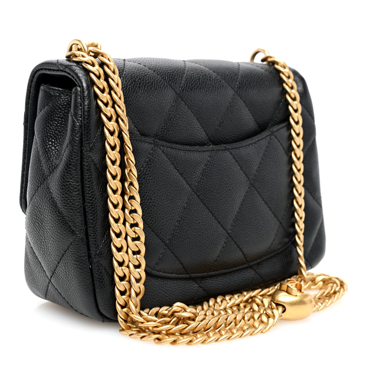 Chanel Caviar Quilted Mini Sweetheart Flap Black 3 of 10