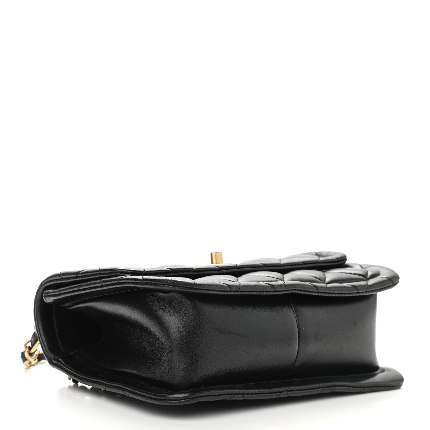 Chanel Shiny Lambskin Quilted Mini Flap Black 3 of 8