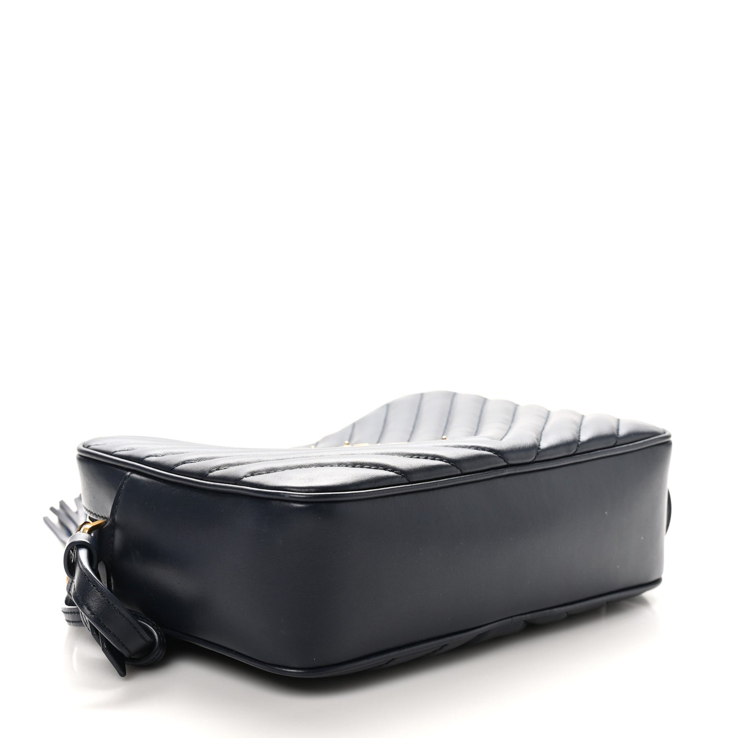Calfskin Matelasse Monogram Lou Camera Bag Deep Marine