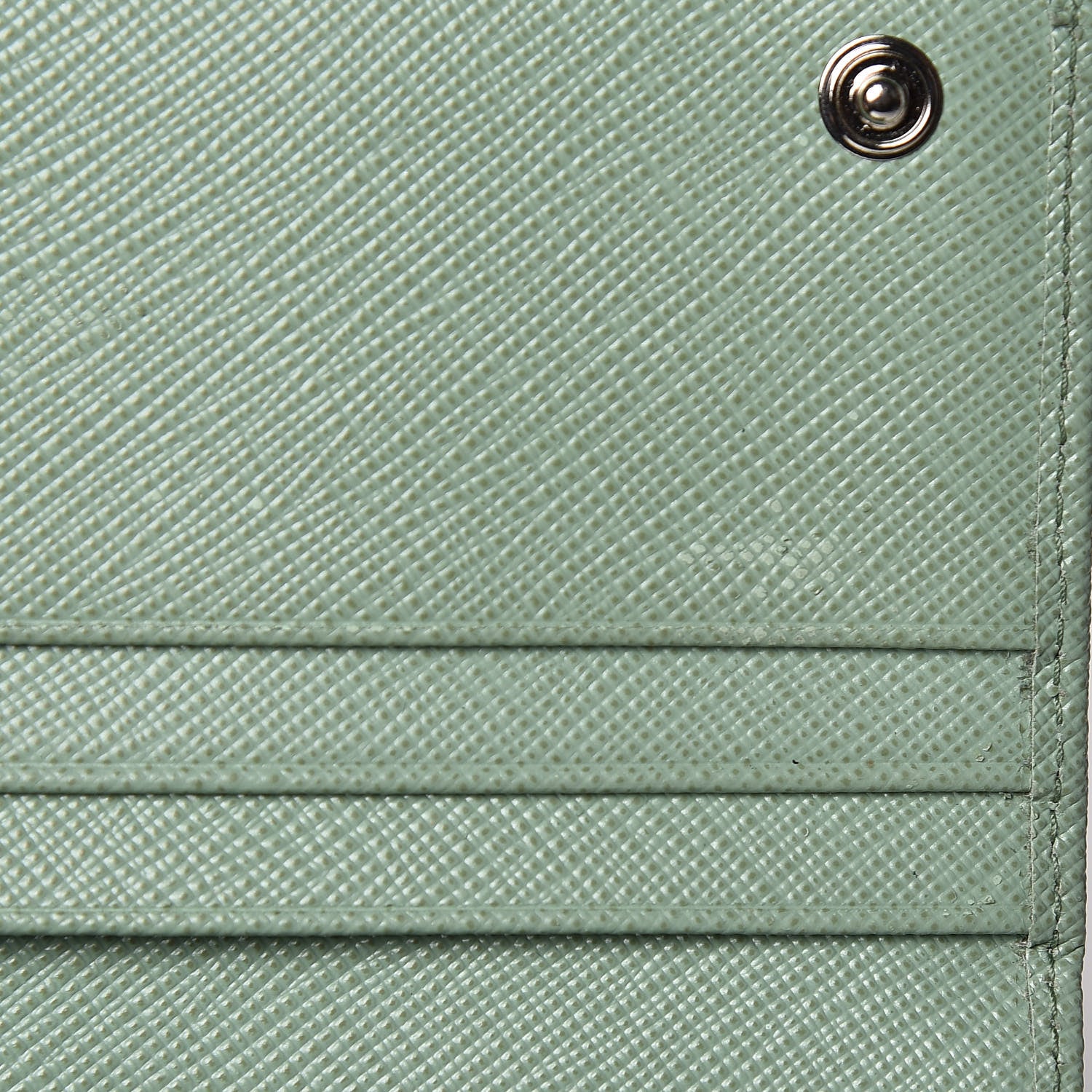 Prada Saffiano Bow Continental Wallet Acquamarina 16 of 17