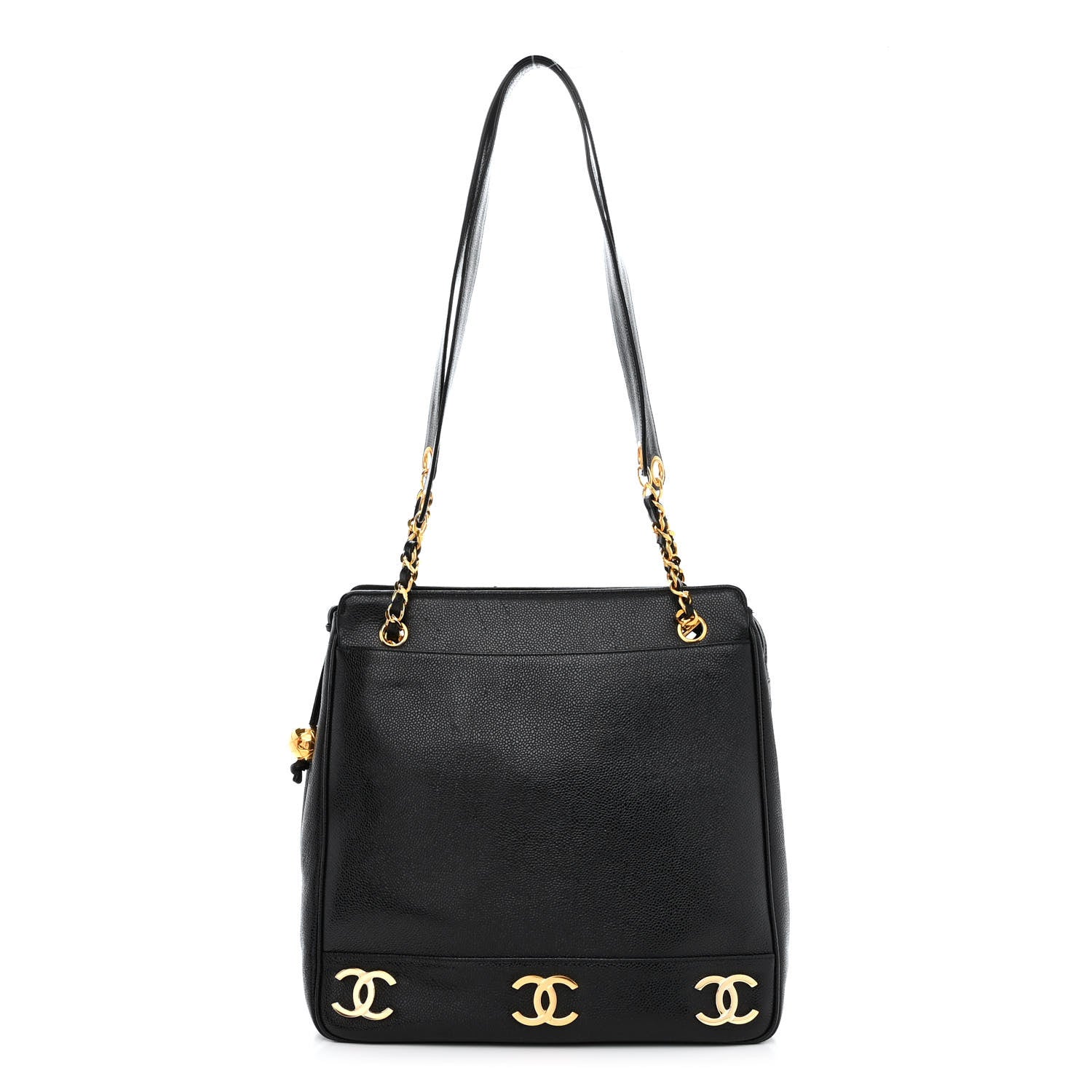 Chanel Caviar CC Shoulder Bag Black 1 of 16
