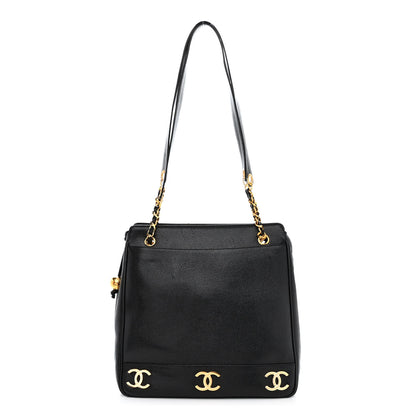 Chanel Caviar CC Shoulder Bag Black 1 of 16