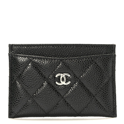 Chanel Caviar Quilted Card Holder Black 1 of 11