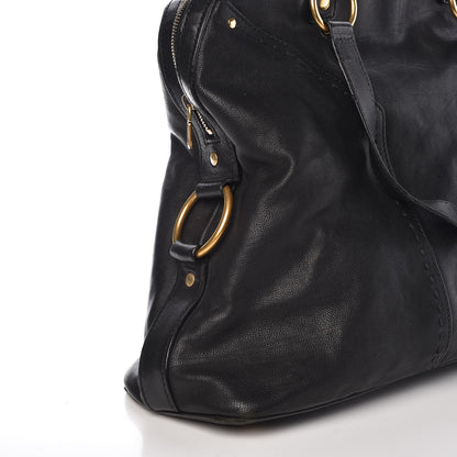 Saint Laurent Calfskin Oversized Muse Black 8 of 13