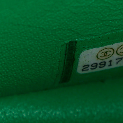 Chanel Lambskin Quilted Mini Rectangular Flap Green 6 of 10