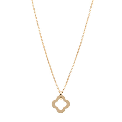 Van Cleef & Arpels 18K Yellow Gold Byzantine Alhambra Pendant Necklace 1 of 5
