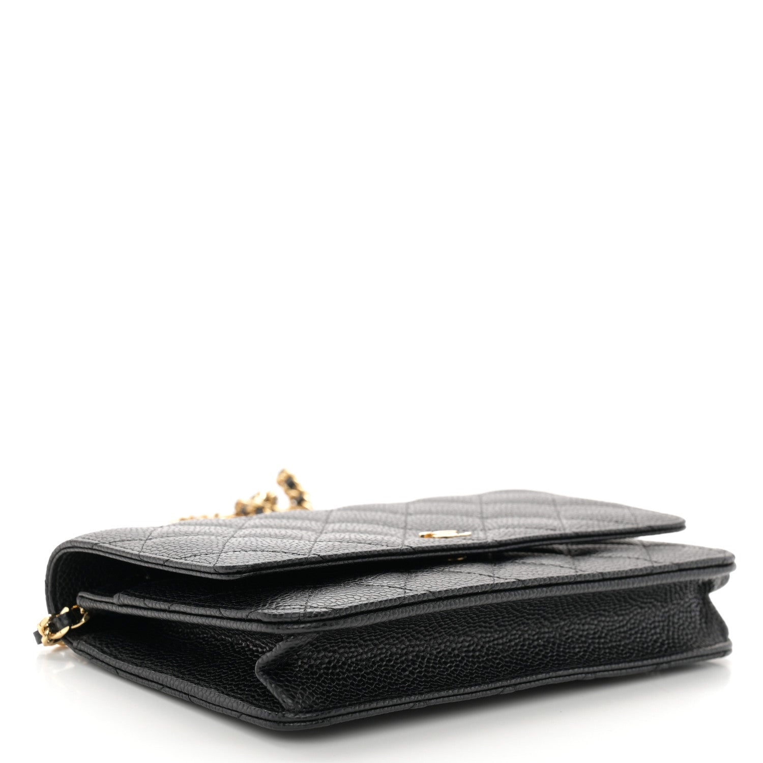 Chanel Caviar Quilted Wallet on Chain WOC Black 4 of 12