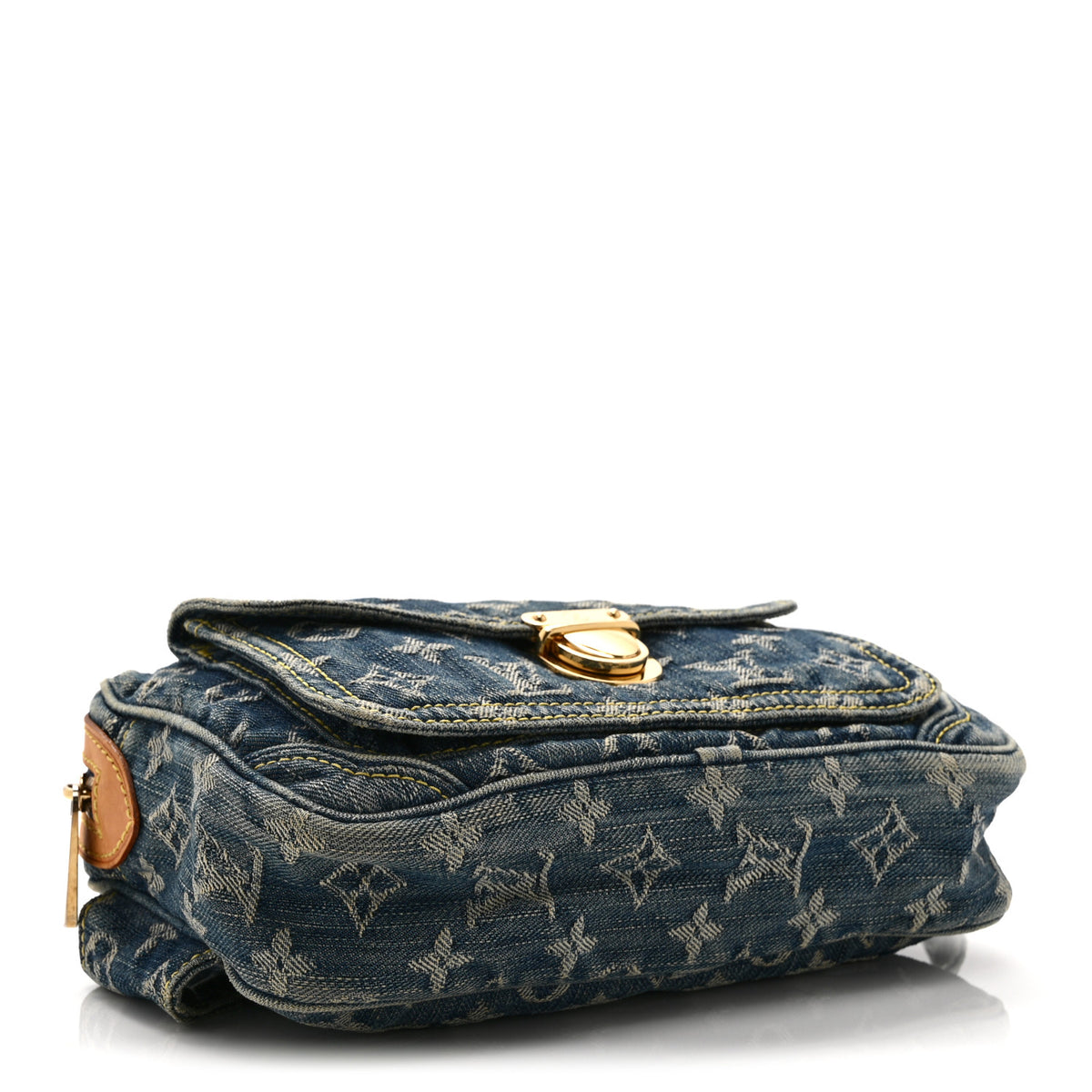 Louis Vuitton Monogram Denim Bum Bag Blue 4 of 10