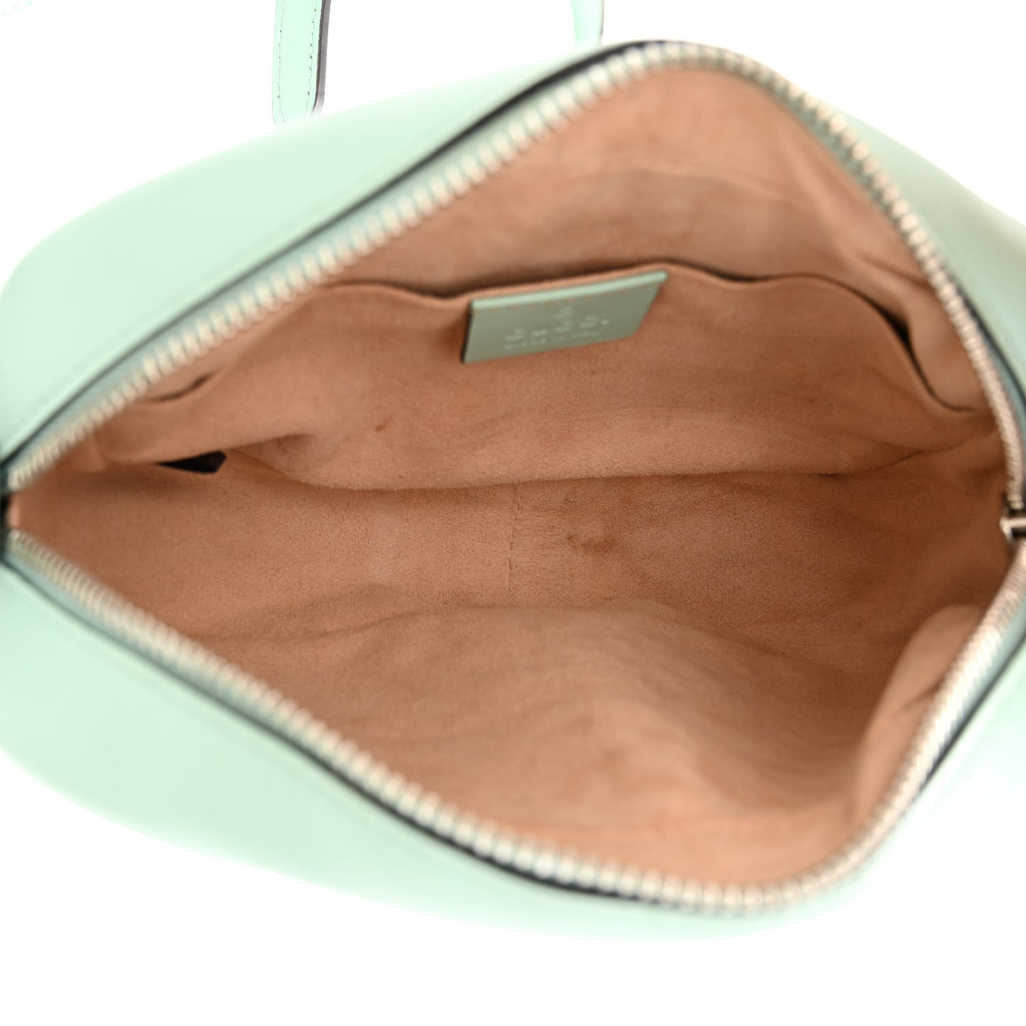 Calfskin Matelasse Mini GG Marmont Chain Shoulder Bag Water Green