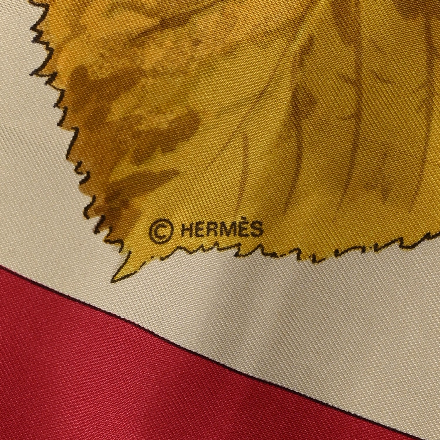 Hermes Silk Tourbillons Scarf 90 4 of 4
