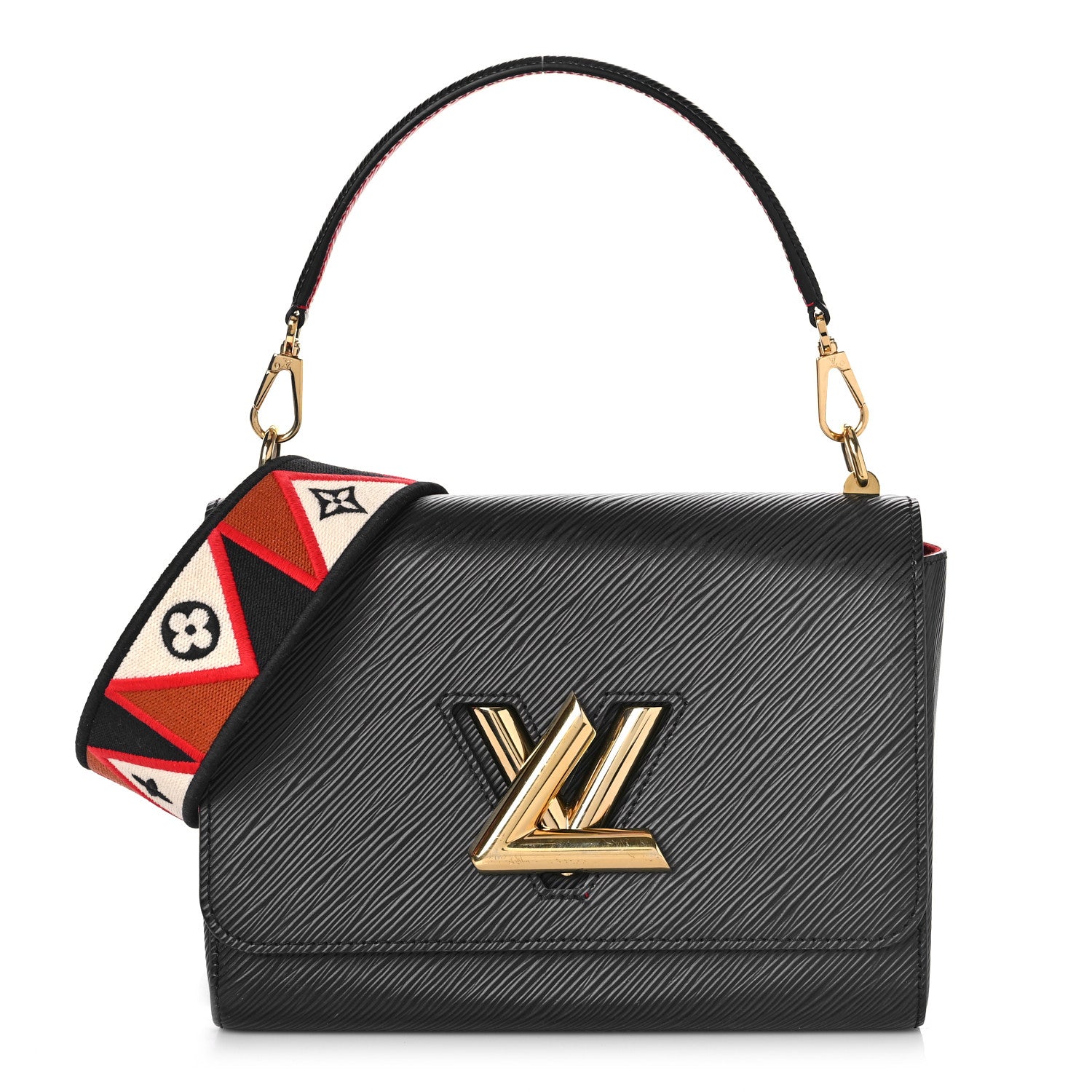 Louis Vuitton Epi Monogram Twist MM Black 1 of 8