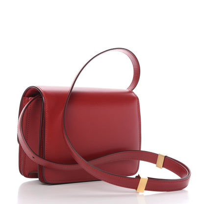 Celine Box Calfskin Small Classic Box Flap Bag Red 3 of 9
