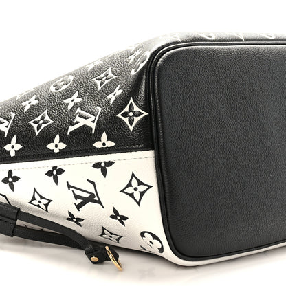 Louis Vuitton Empreinte Spring In The City Neverfull MM Black White Pink 8 of 9