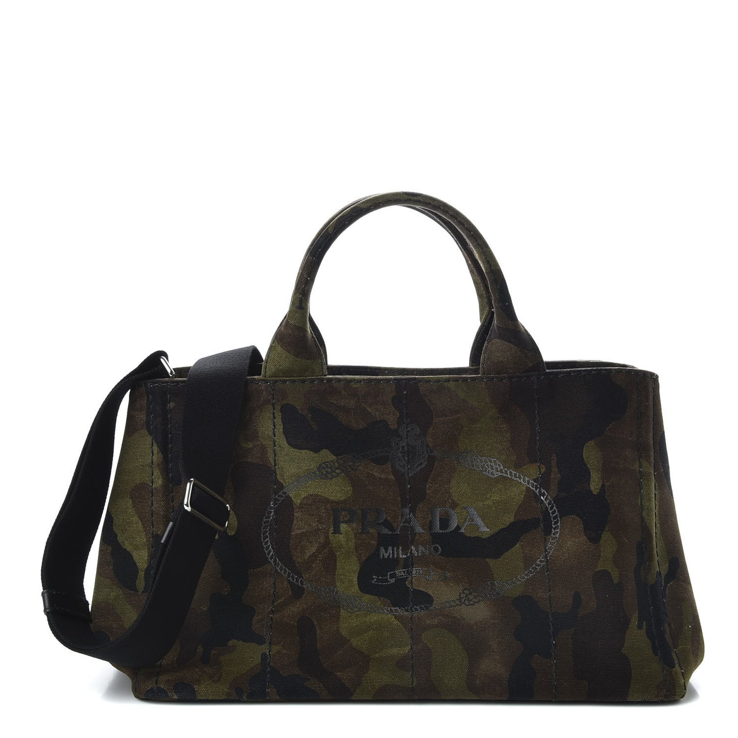 Canapa Camouflage Tote Mimetico