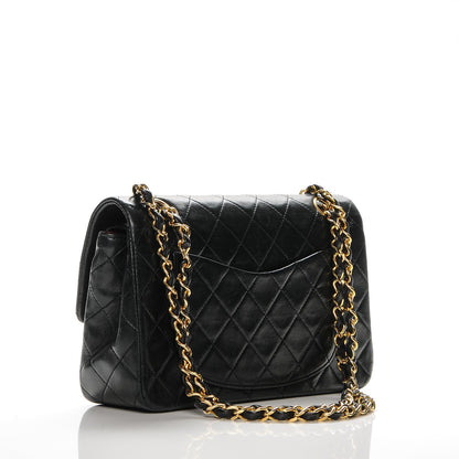 Chanel Lambskin Quilted Small Double Flap Black 3 of 9