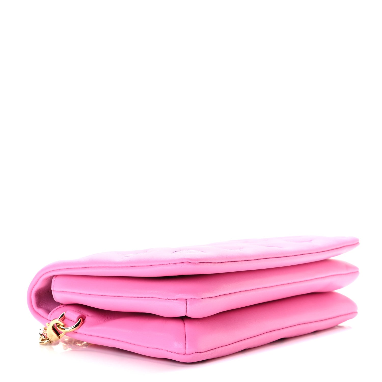 Louis Vuitton Lambskin Embossed Monogram Vuittamins Pochette Coussin Rose Violet 4 of 8