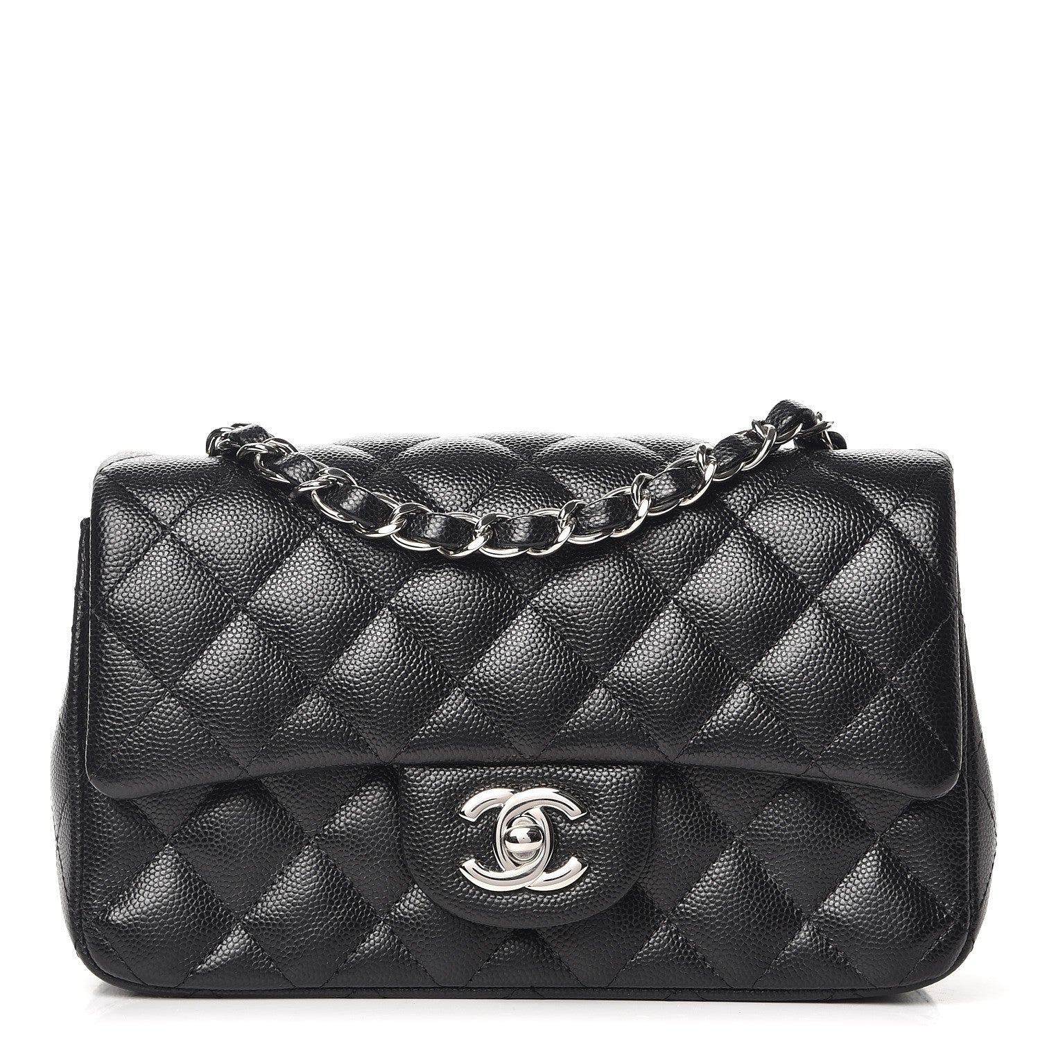 Chanel Caviar Quilted Mini Rectangular Flap Black 1 of 8