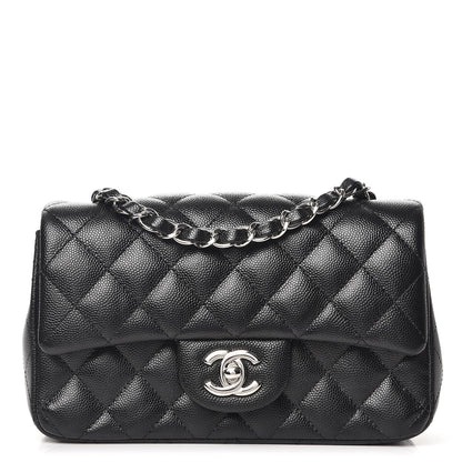 Chanel Caviar Quilted Mini Rectangular Flap Black 1 of 8