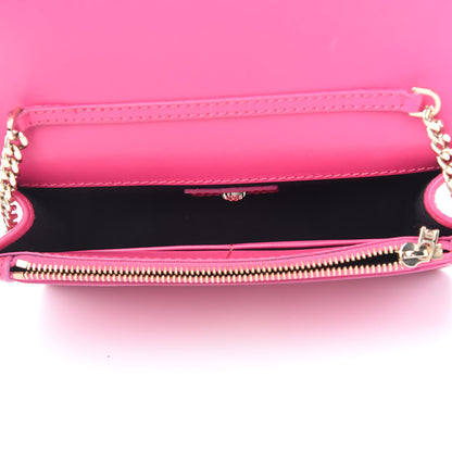 Versace Grained Calfskin Palazzo Chain Evening Bag Pink 4 of 9
