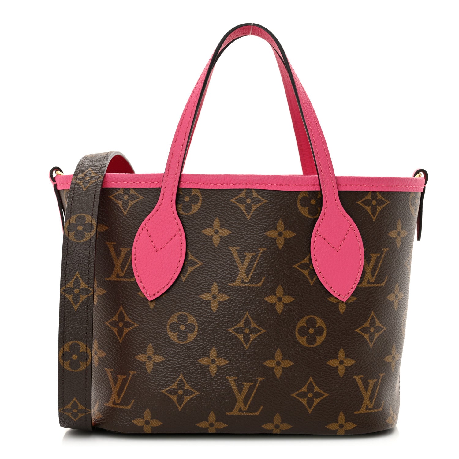 Louis Vuitton Monogram Neverfull Inside Out Bandouliere BB Rose Pondichery 1 of 12