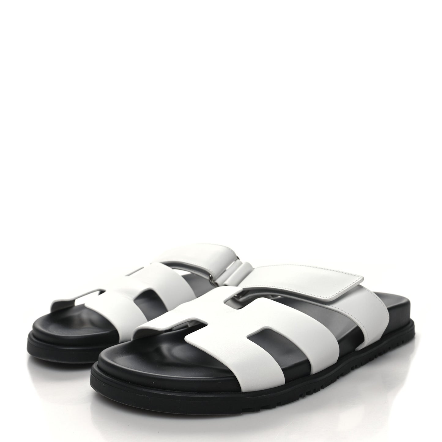 Calfskin Womens Chypre Sandals 40 White
