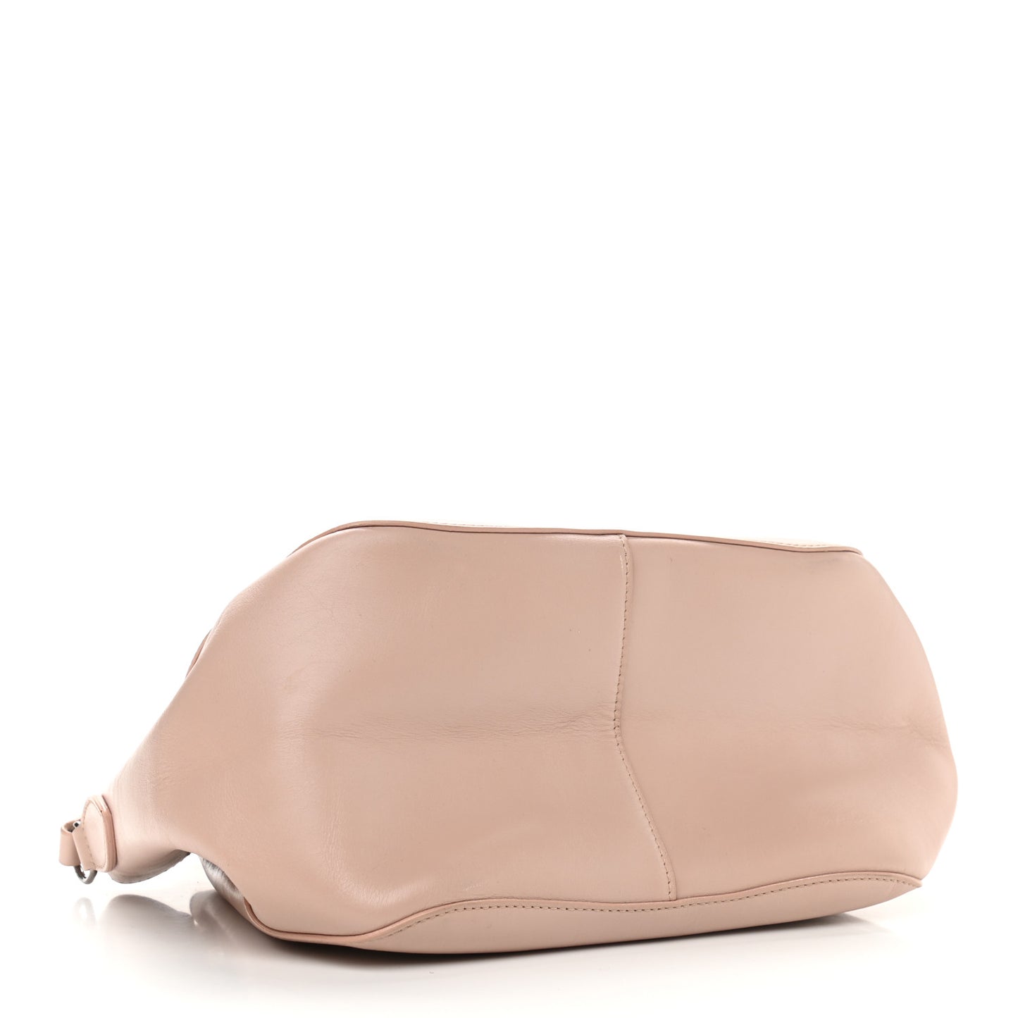 Calfskin Drawstring Shoulder Bag Sable