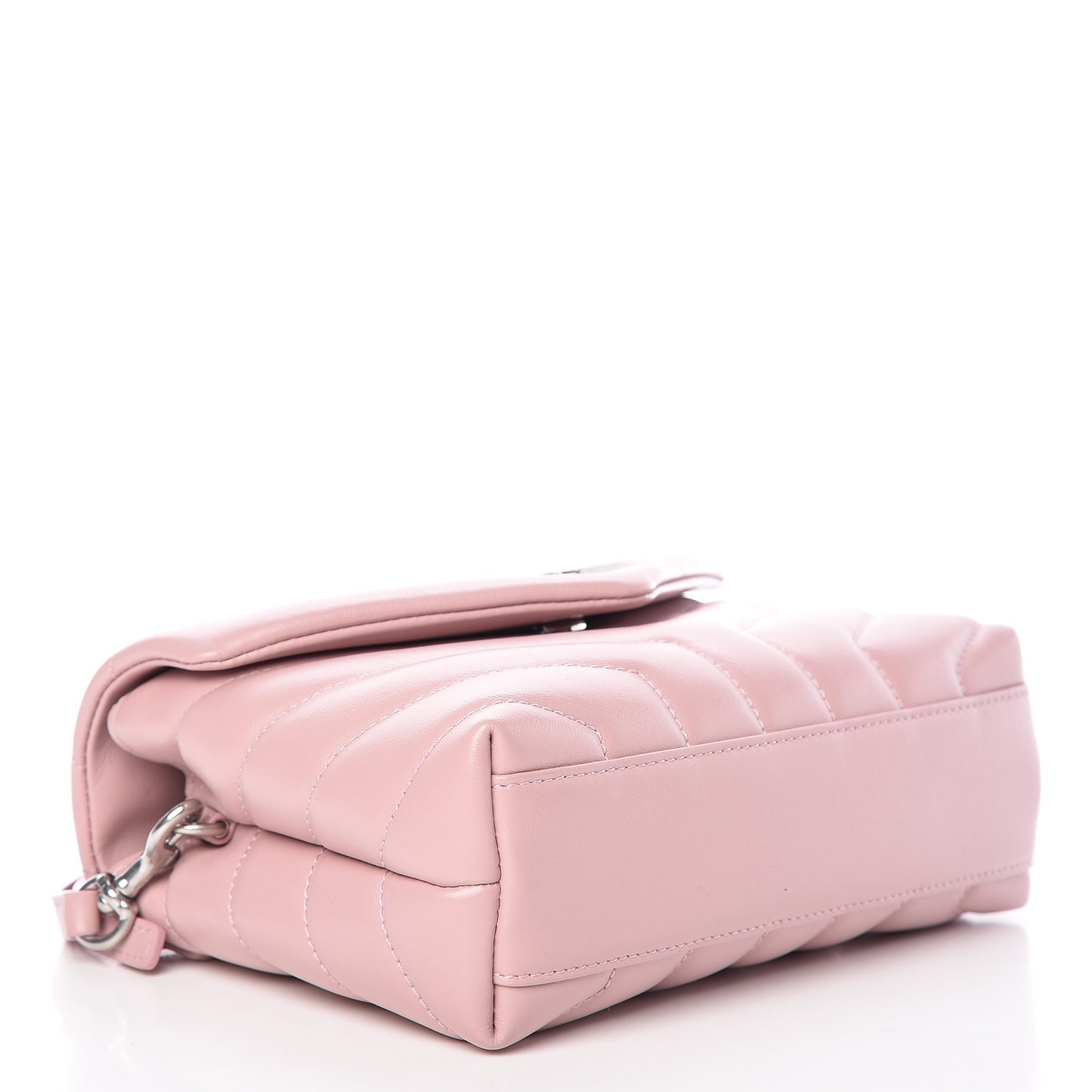 Calfskin Y Quilted Monogram Toy Loulou Crossbody Bag Tender Pink