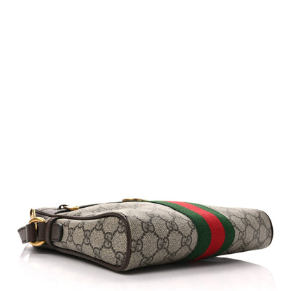 Gucci GG Supreme Monogram Web Small Ophidia Messenger Bag Brown 4 of 8