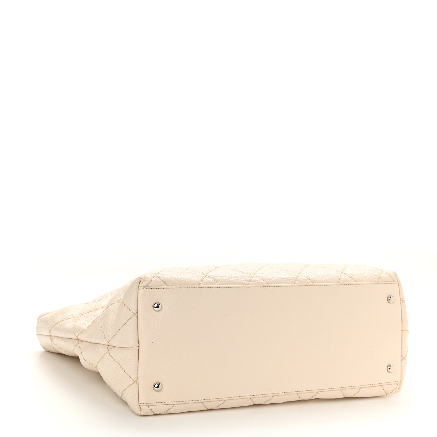 Chanel Glazed Calfskin Large On The Road Tote Beige Clair 4 of 12