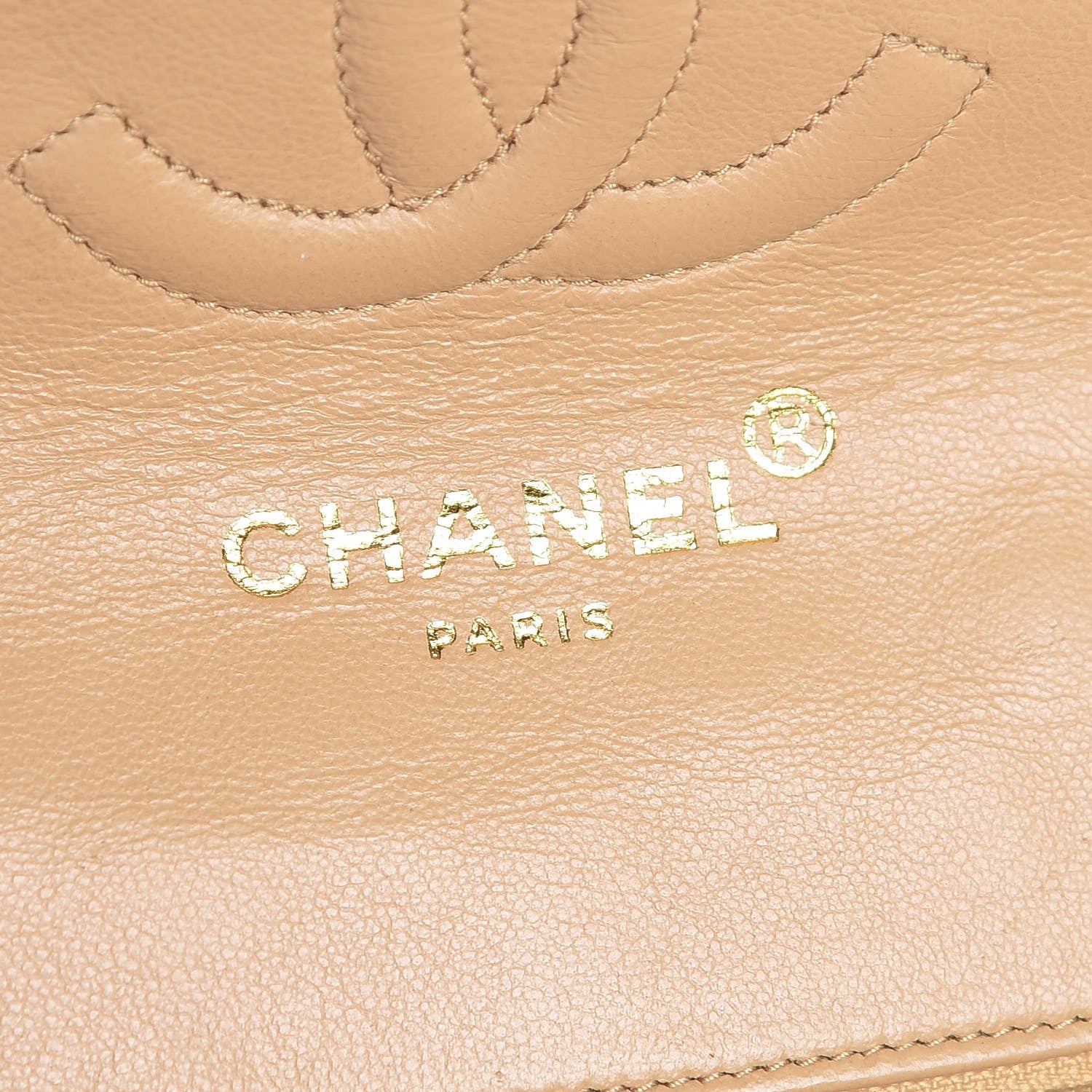 Chanel Lambskin Quilted Small Single Flap Beige 6 of 16