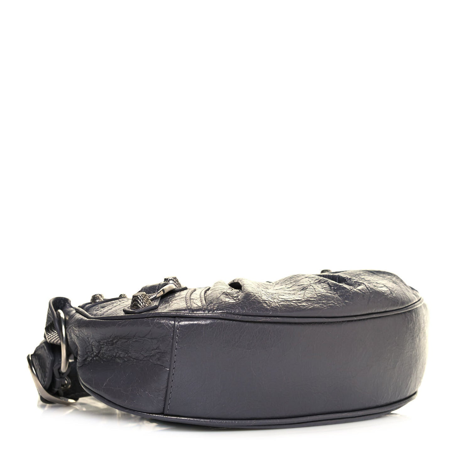 Agneau Arena Le Cagole Shoulder Bag XS Dark Grey