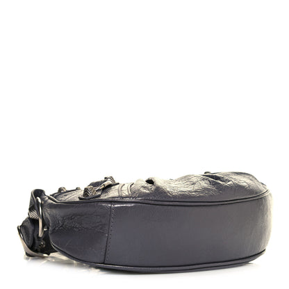 Balenciaga Agneau Arena Le Cagole Shoulder Bag XS Dark Grey 3 of 19