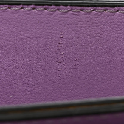 Versace Grained Calfskin Medusa Card Holder Yellow Purple 8 of 18
