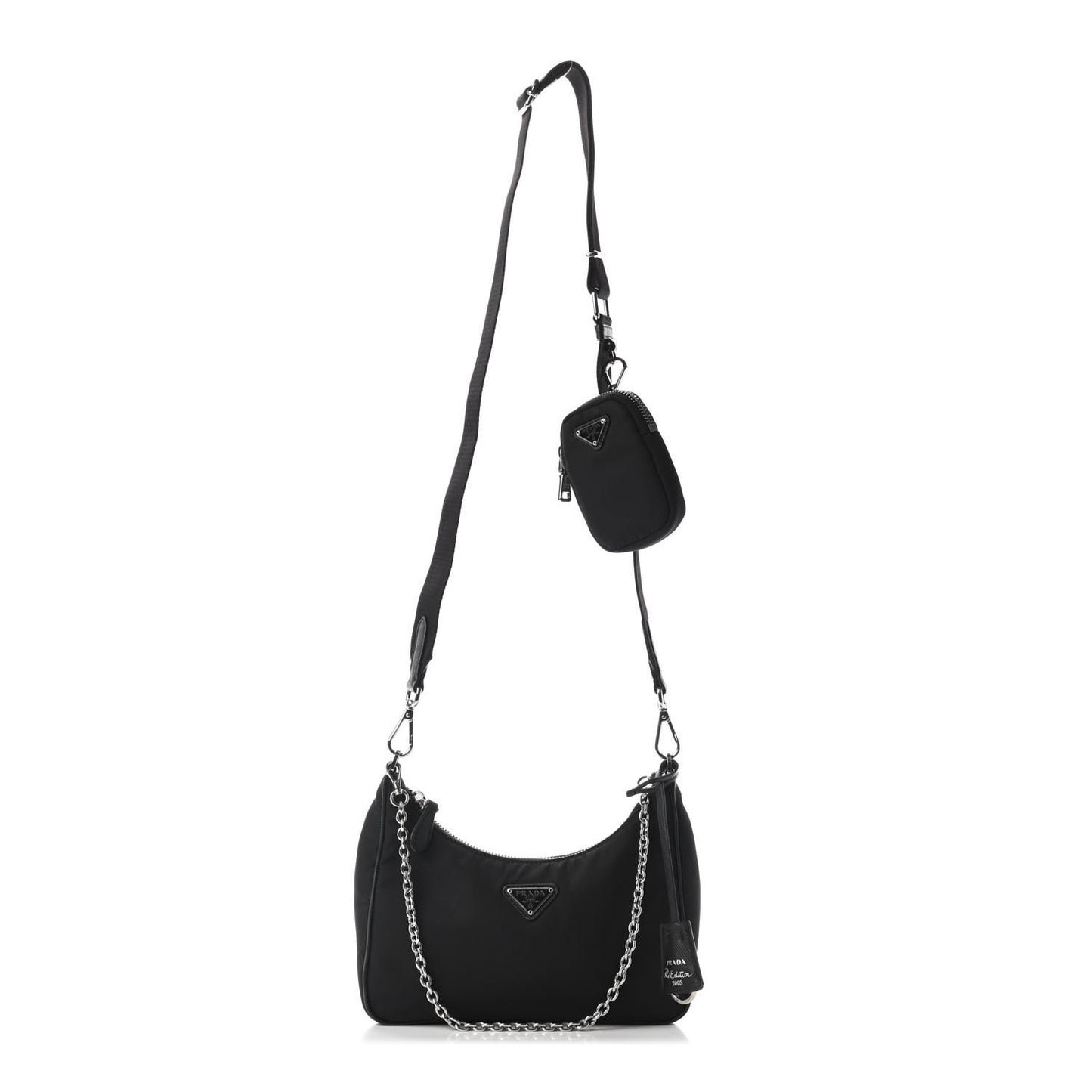 Nylon Re-Edition 2005 Shoulder Bag Black