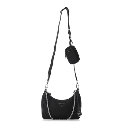 Prada Nylon Re-Edition 2005 Shoulder Bag Black 1 of 8