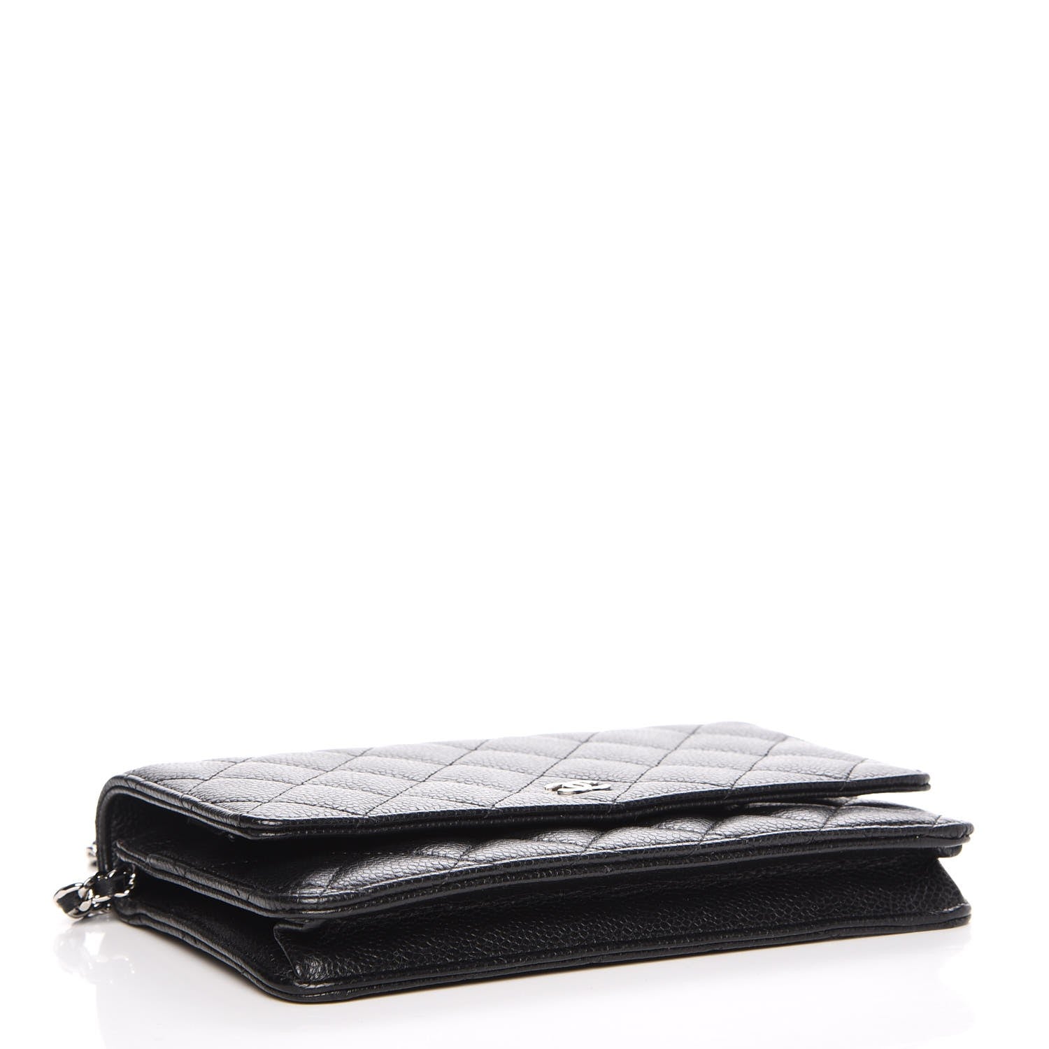 Chanel Caviar Quilted Wallet On Chain WOC Black 4 of 9