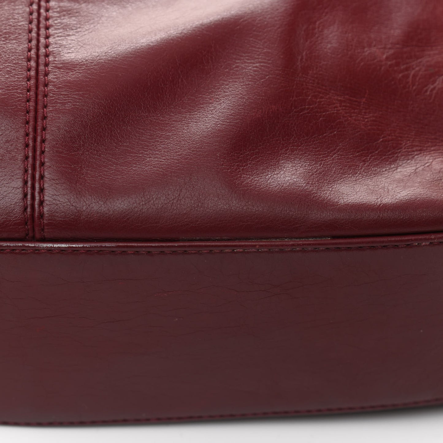 Calfskin CC Shoulder Bag Red