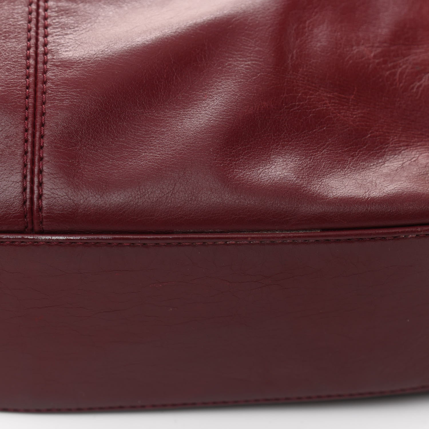 Chanel Calfskin CC Shoulder Bag Red 12 of 14