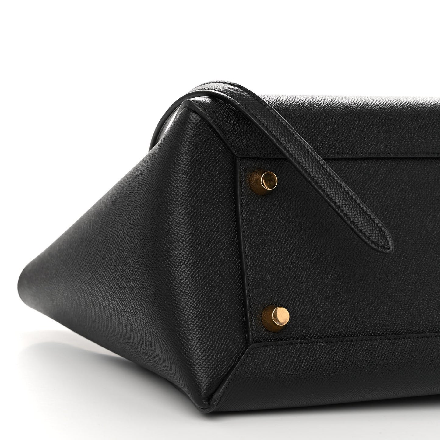 Grained Calfskin Mini Belt Bag Black