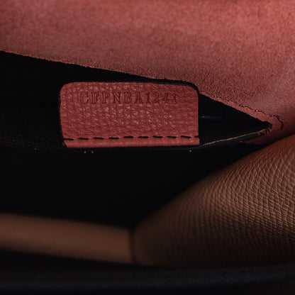 Burberry Derby Calfskin House Check Small Macken Crossbody Bag Copper Pink 8 of 8
