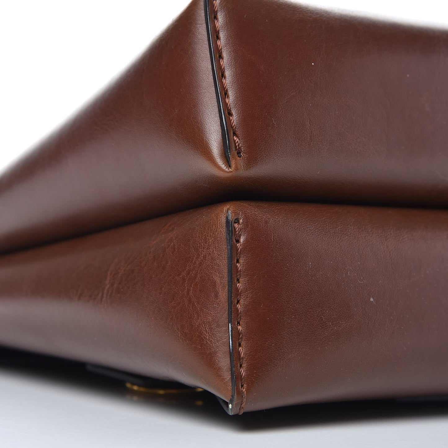 Eco Alter Nappa Small Popper Shoulder Bag Cognac