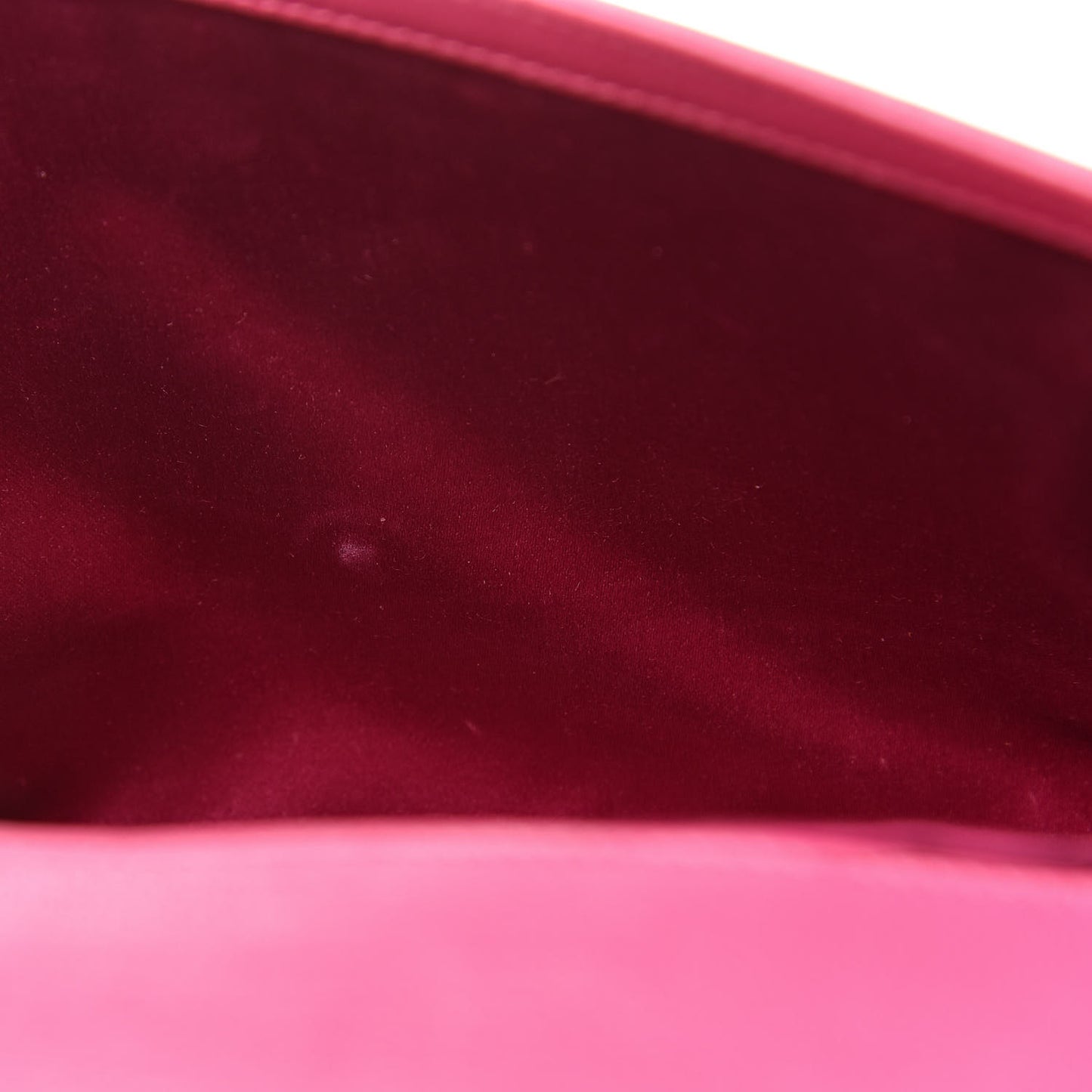Goatskin Monogram Large Belle De Jour Clutch Lipstick Fuchsia