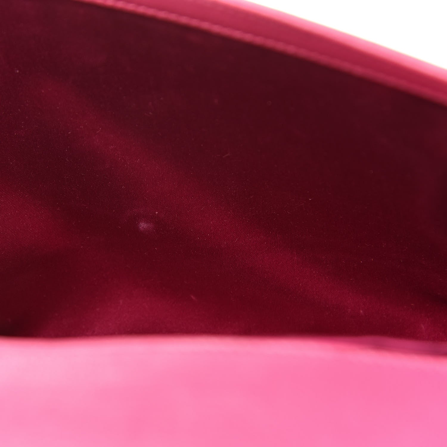 Saint Laurent Goatskin Monogram Large Belle De Jour Clutch Lipstick Fuchsia 9 of 14