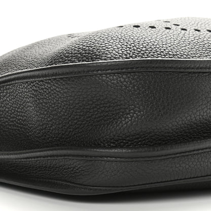 Hermes Taurillon Clemence Evelyne III PM Plomb 9 of 10