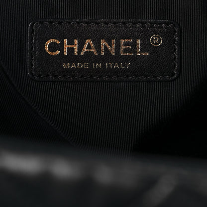 Chanel Calfskin Quilted Large Chain Me Hobo Black 6 of 18