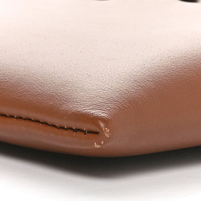 Prada Vitello Intreccio Tress Clutch Cognac Black 11 of 11