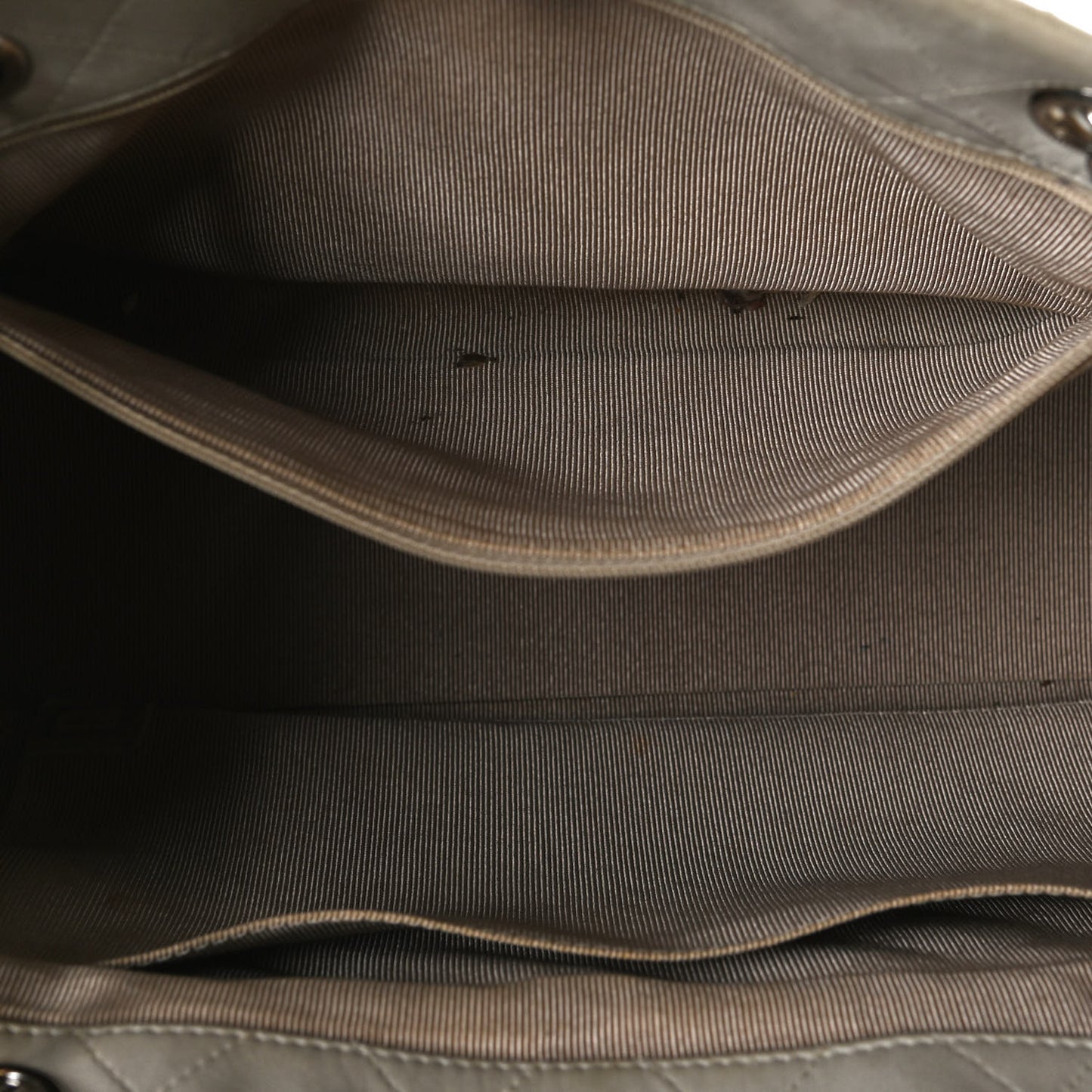 Lambskin Quilted CC Tote Grey